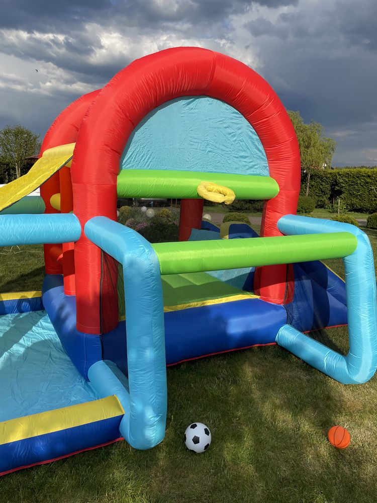 Dmuchaniec zjeżdzalnia zamek trampolina plac zabaw wynajem