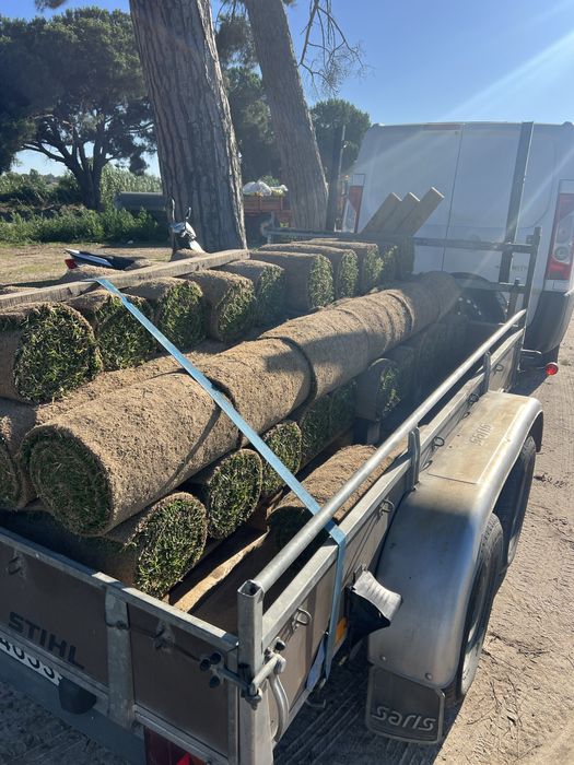 relva natural em tapete