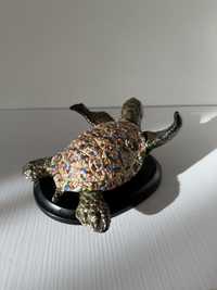 Незвичайна Черепаха, панцир розписна мозаїка, з Еквадору,  декор