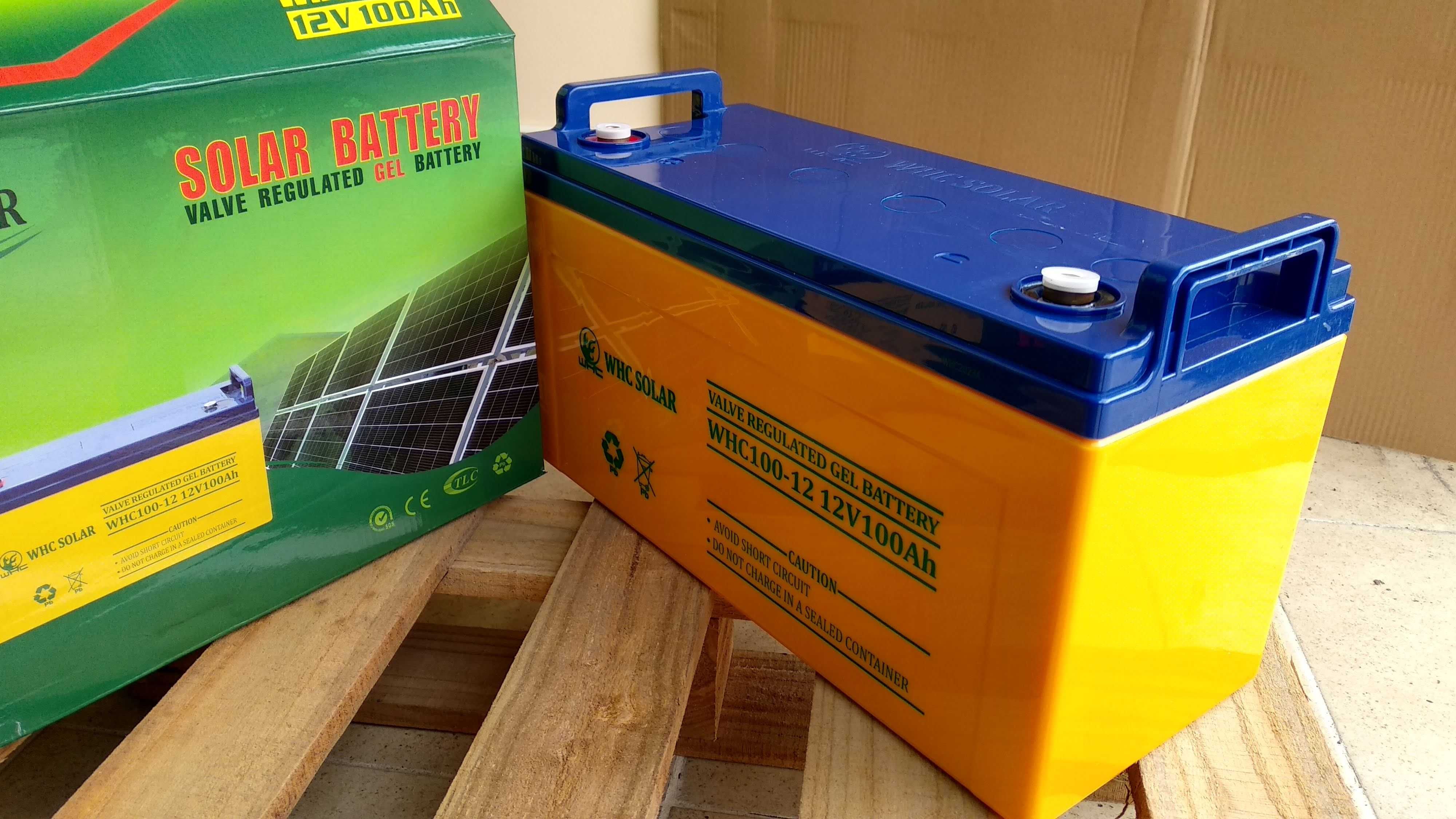 WHC Solar Gel battery 12V 120Ah Гелевий стартовий акумулятор ИБП