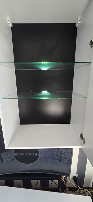 Meblościanka biała mat