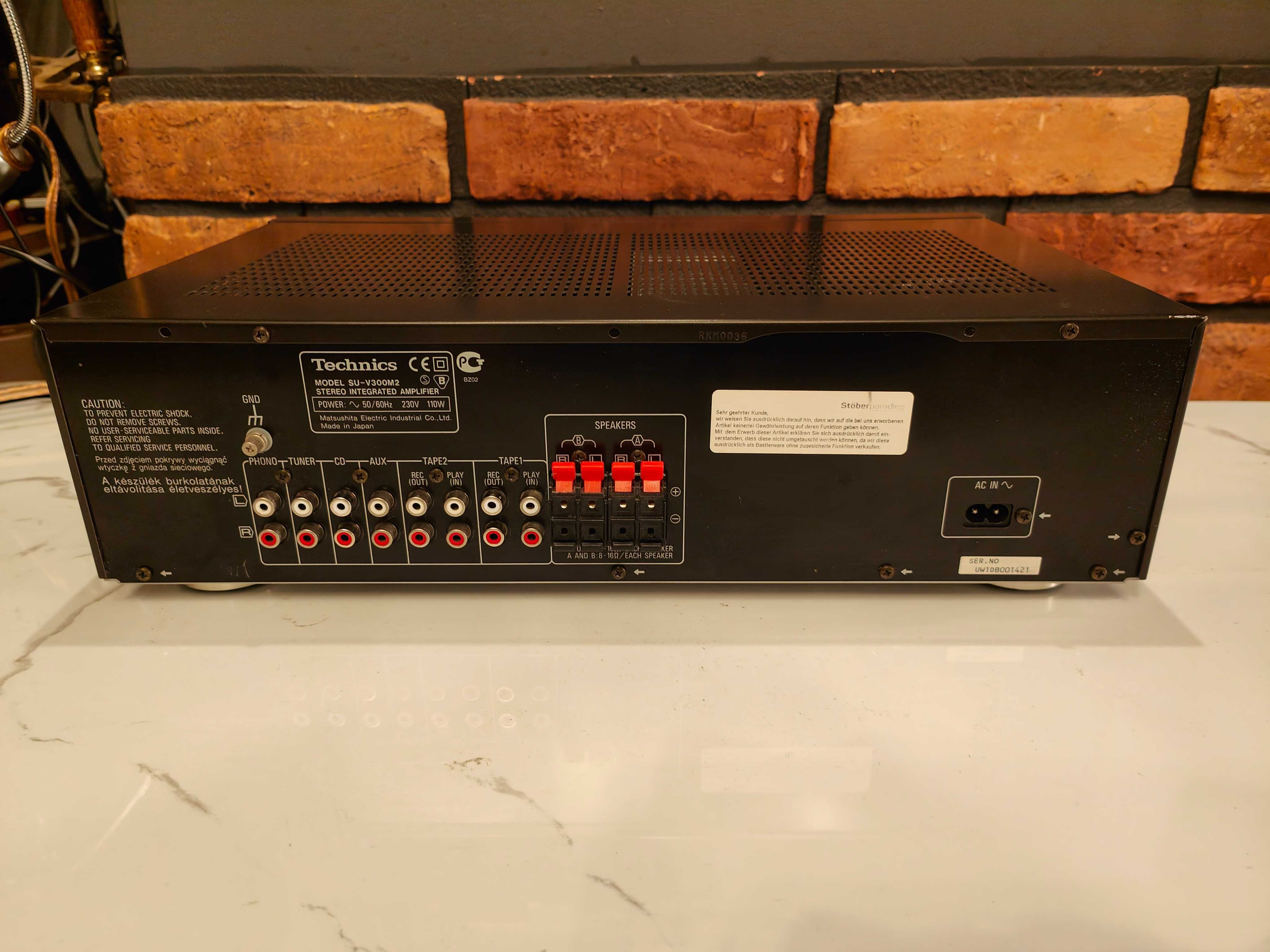 Wzmacniacz TECHNICS SU-V300 Mark II ! Rzadki wzmacniacz Vintage ! TOP