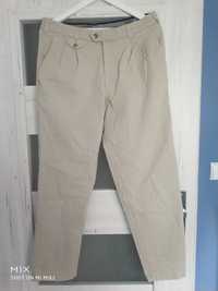 Kremowe nowe męskie spodnie Eurex by Brax XL