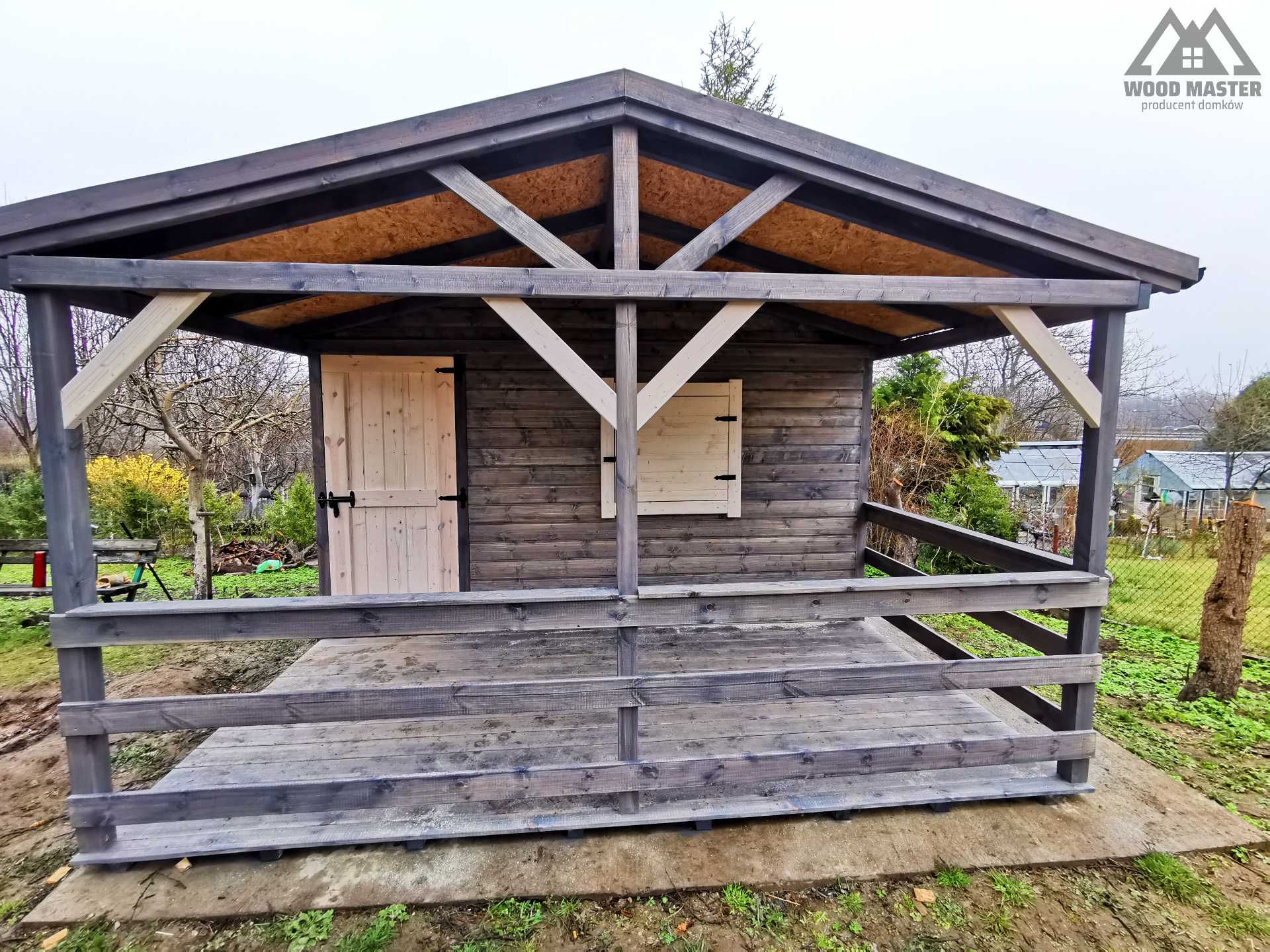 Domek drewniany 24m2 w gotowych elementach