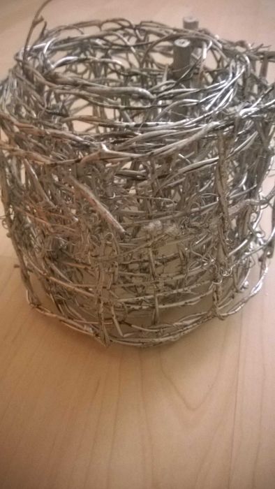 Conjunto de Decoração de Natal prateada