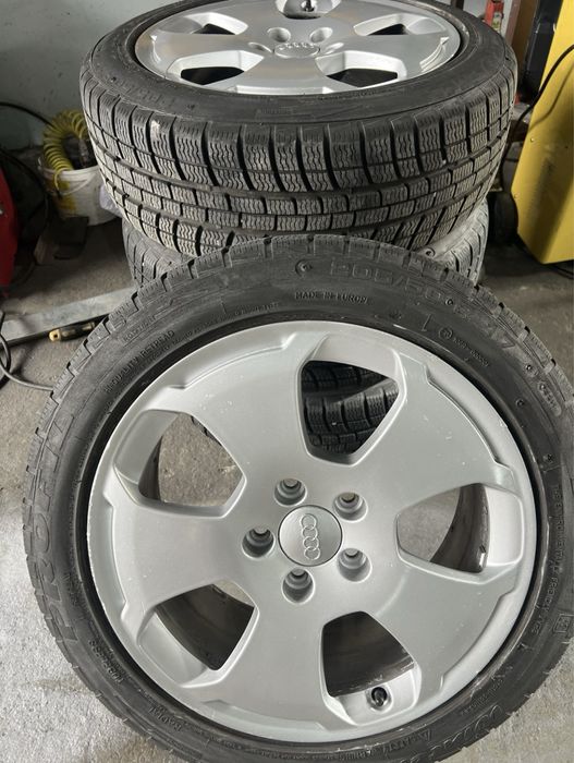 Диски з зимовими шинами Audi R17 7,5J 5x112_205/50/R17