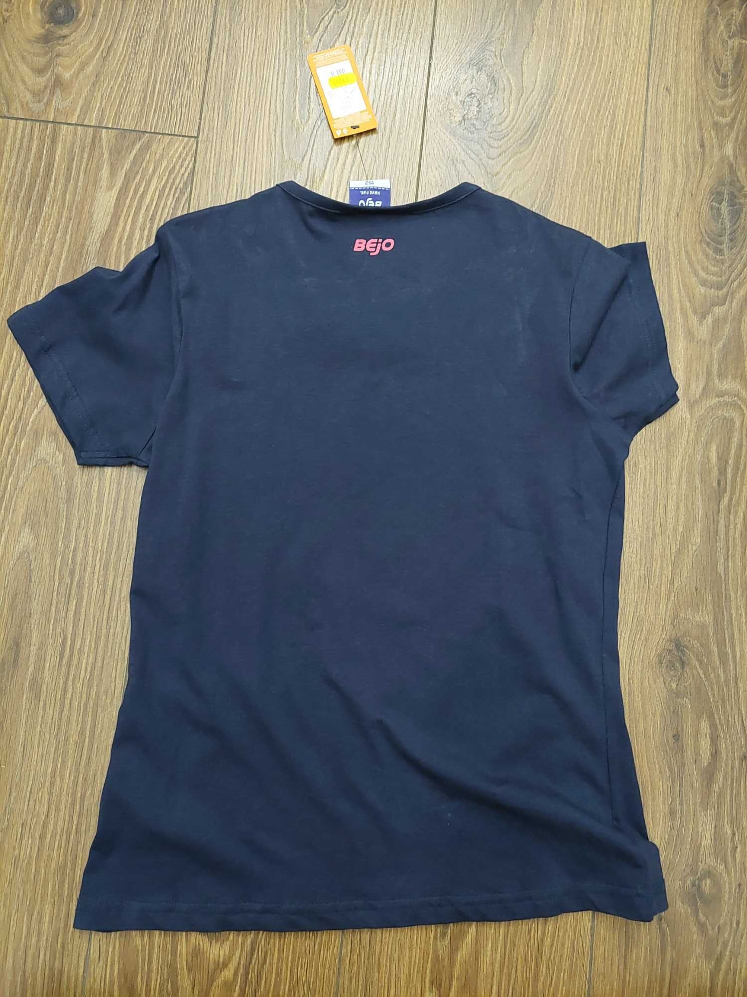 Nowy T-shirt dziewczęcy rozmiar 152