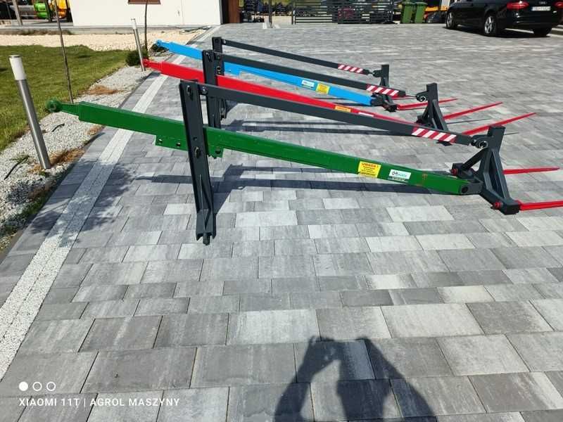 Rama / ładowacz do bel zęby kute solidna konstrukcja Raty