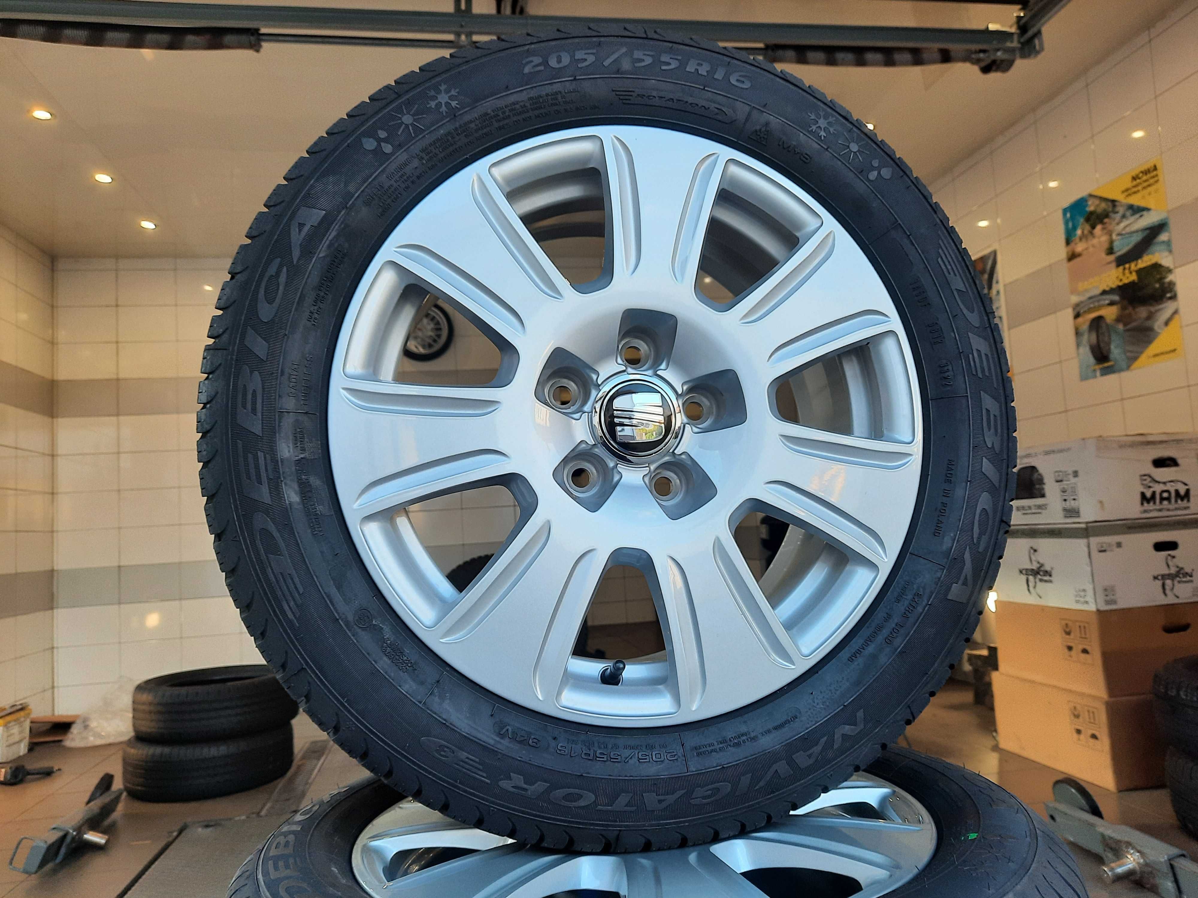 Koła wielosezonowe NOWE SEAT 16 5x112 EXEO ALTEA LEON TOLEDO