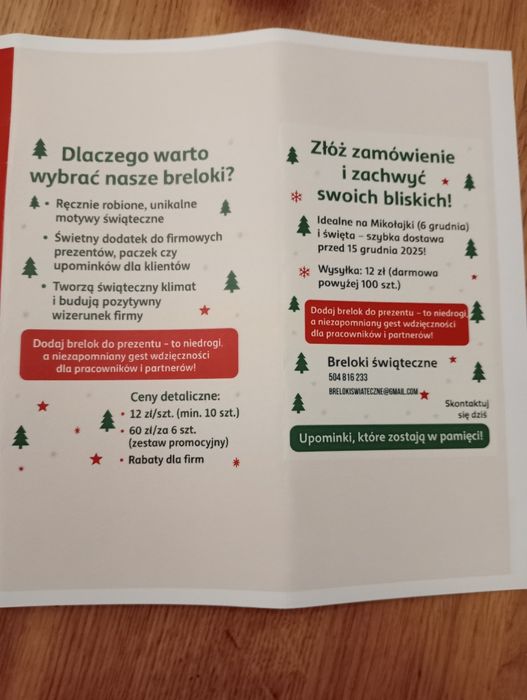 Miłe upominki super dodatek do prezentów.