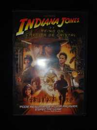 DVD " Indiana Jones Reino da Caveira Cristal " Como Novo)