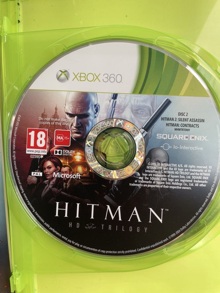 Гра на диск xbox 360 Hitman Trilogy