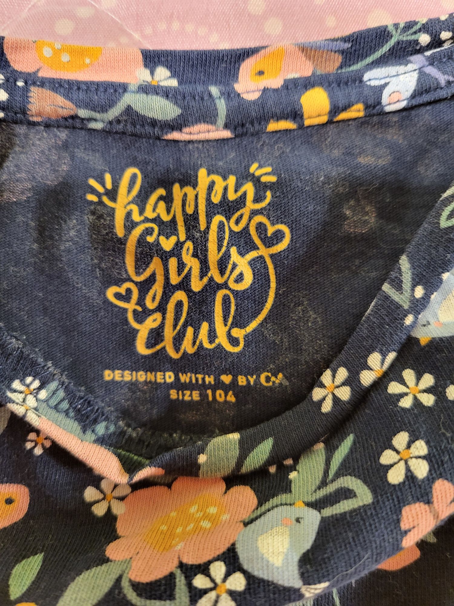 Bluzki dziewczęce C&A, Primark, M&S rozm 98/104