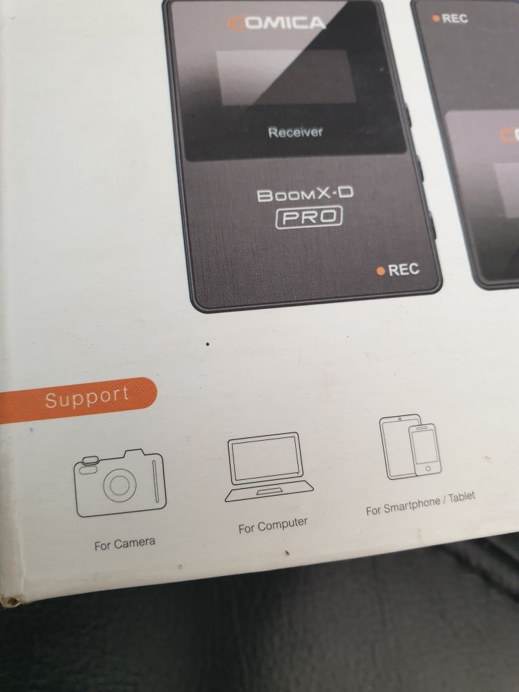 Bezprzewodowy system mikrofonowy Comica BoomX-D Pro