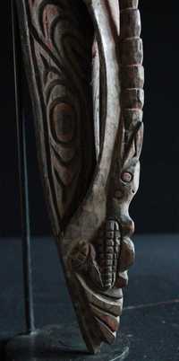 Máscara Mwai Tribal /ritual de iniciação  Papua Nova Guiné /rio Sepik