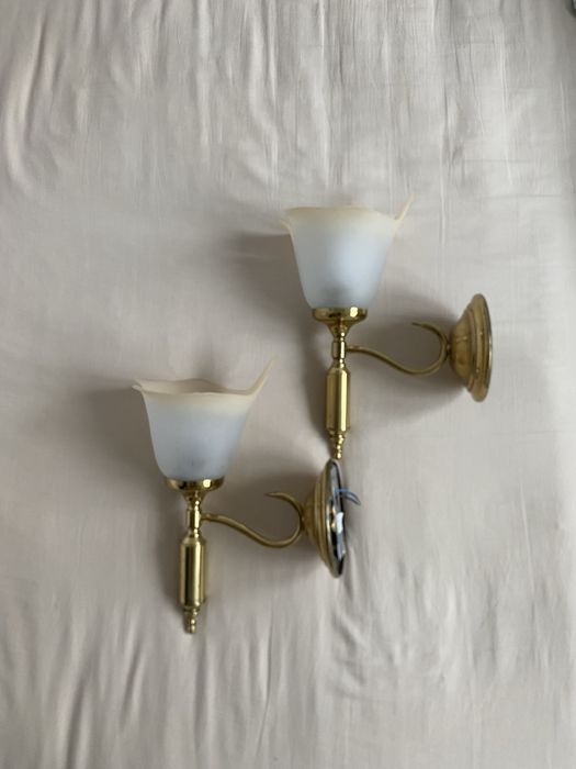 Para starych kinkietow Solken