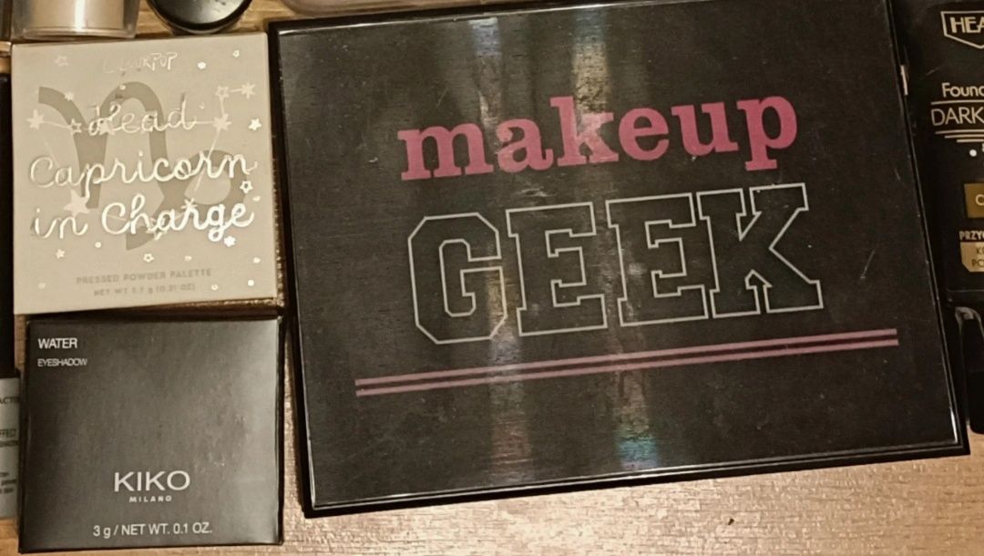 Palety cieni Estee lauder, kiko, colour pop, make up geek, catrice