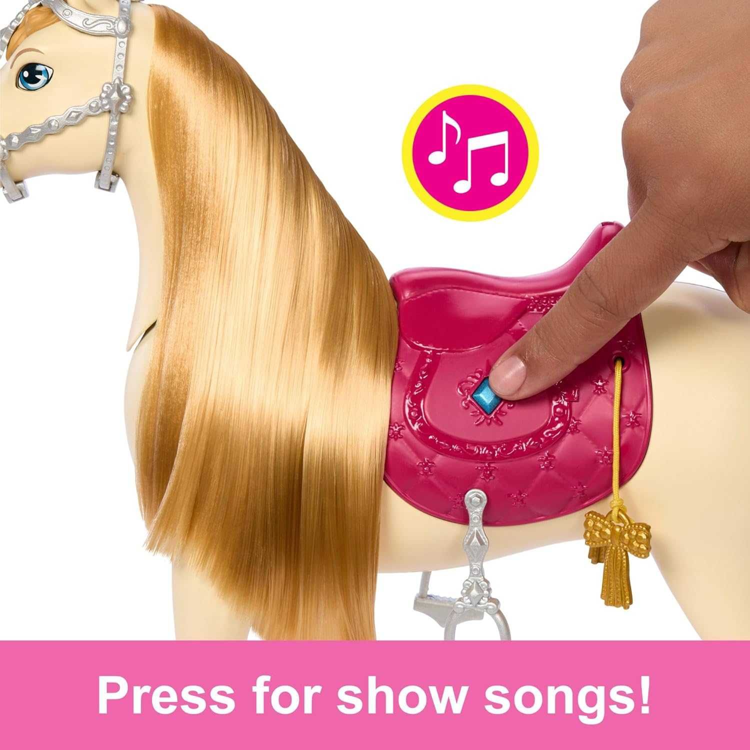 Барбі танцюючий кінь інтерактивний Barbie Horse with Sounds HXJ42