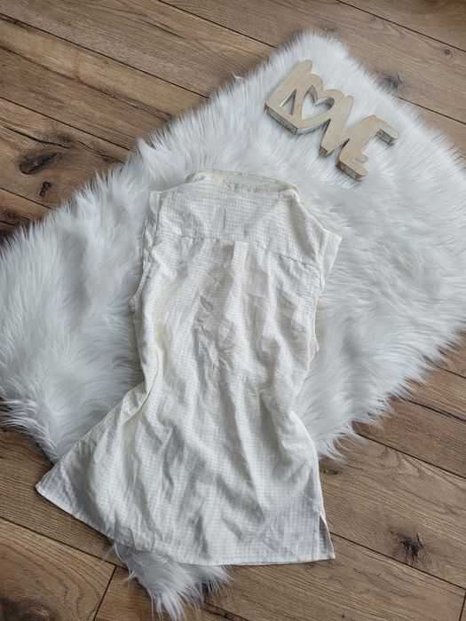 Bluzka letnia na guziki ecru xs hause