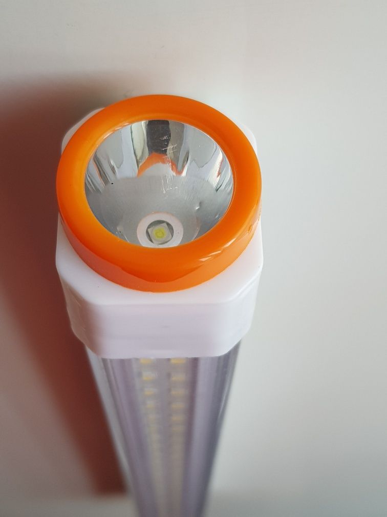 Лампа на магнітах яскрава 25см 38 LED акумулятор 18650 300