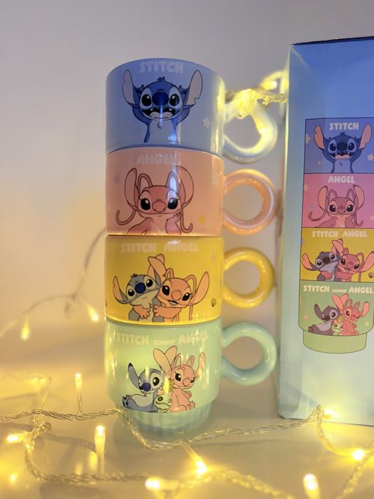 Подарунковий набір чашок кружки Стітч Стіч Стич Stitch Disney Angel