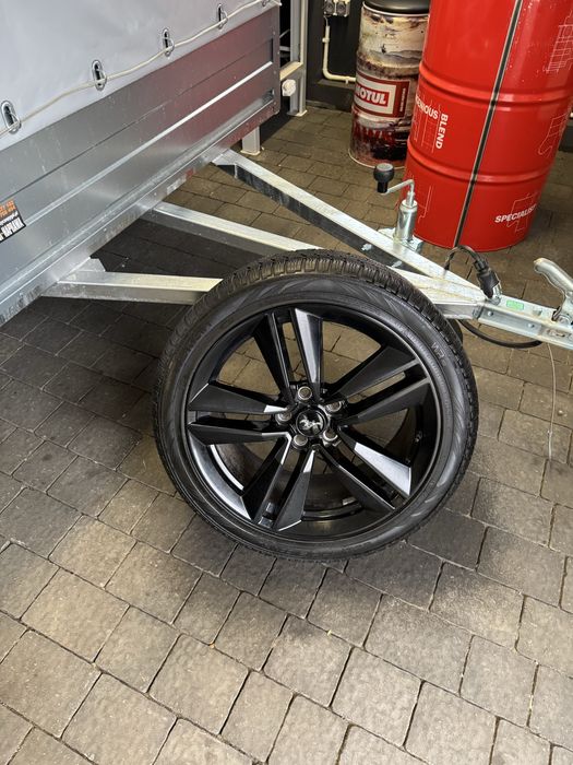Ford Mustang, koła z oponami zimowymi 255/40 R19