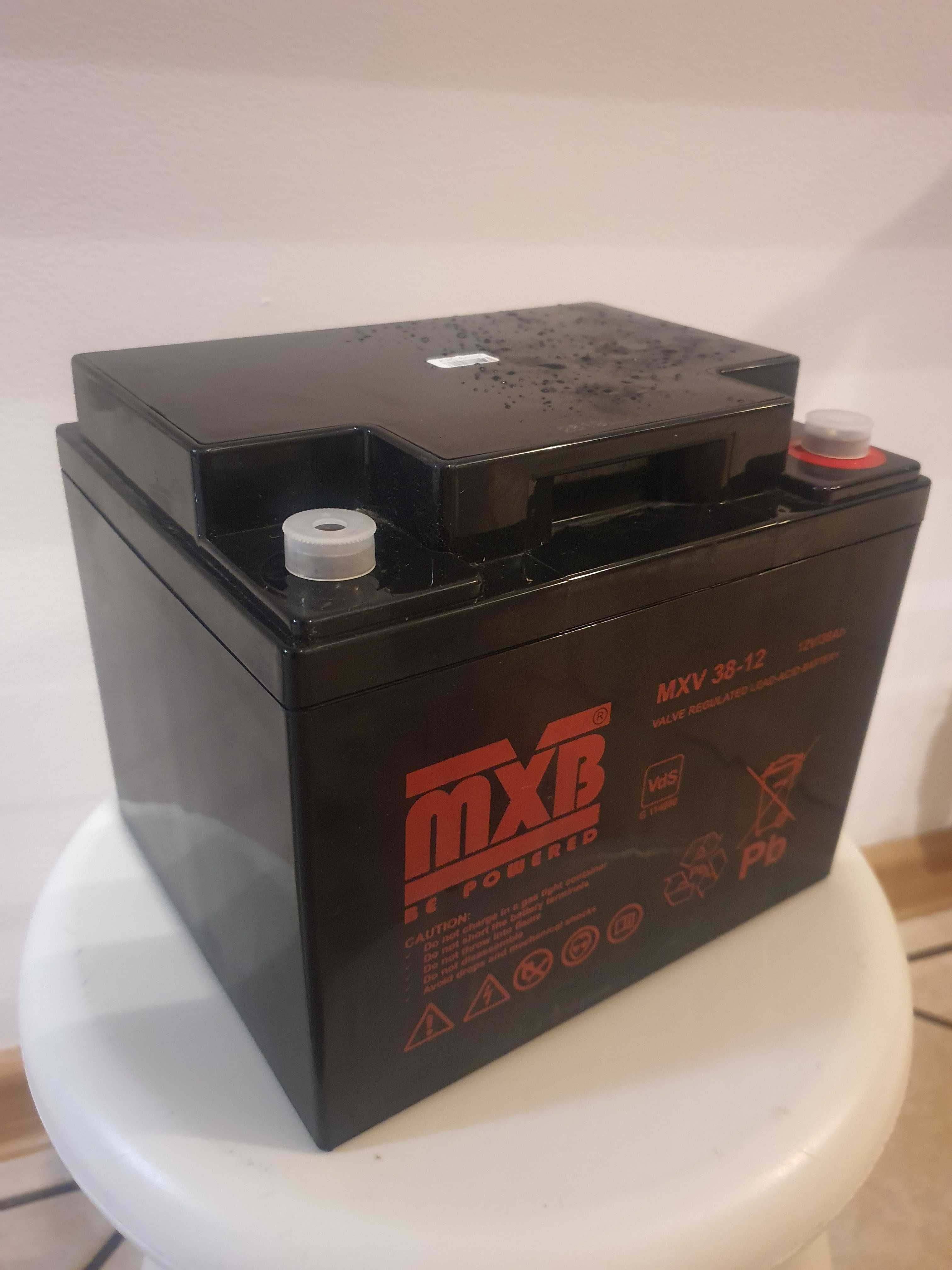 Akumulator AGM MXV UPS 12V 38Ah certyfikat VdS- 1szt