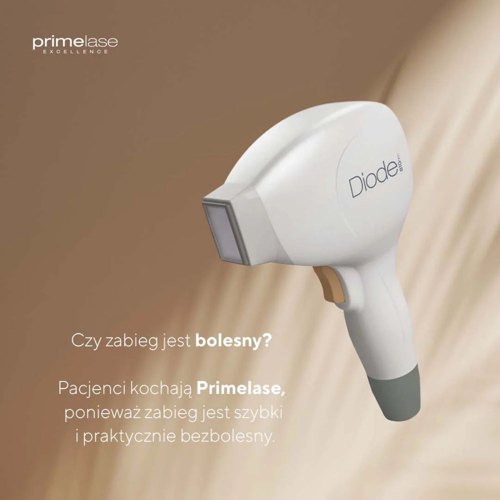 Wynajem PrimeLase laser diodowy do depilacji PRIME LASE Excellence