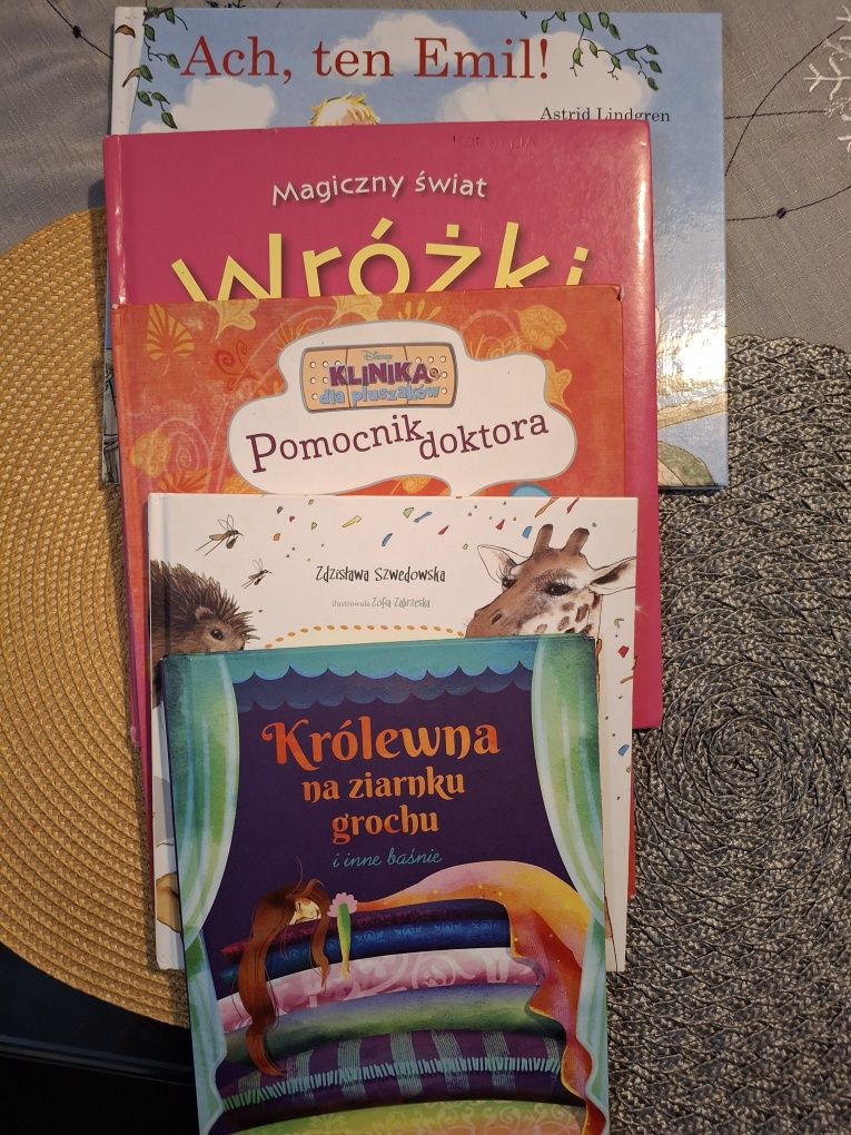 Książki dla dzieci zestaw 5 szt.
