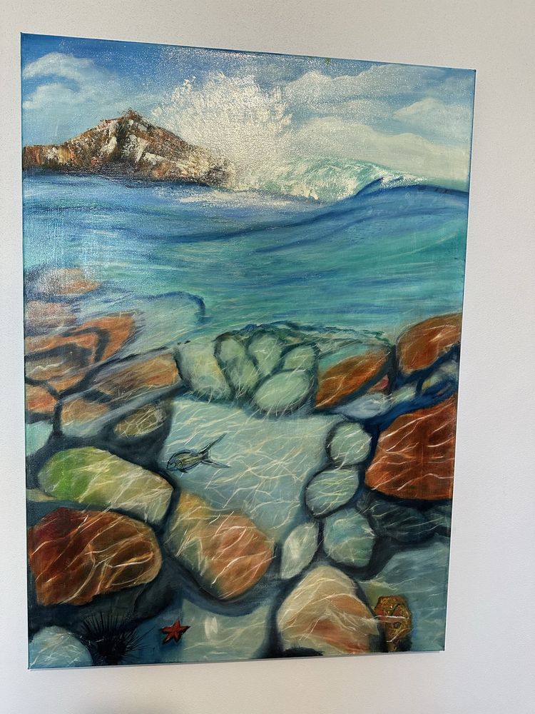 Картина олійними фарбами « Морський берег»
