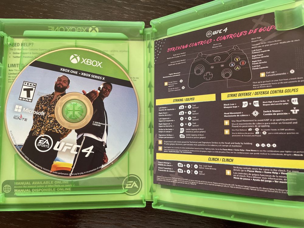 UFC 4 для Xbox one S/X