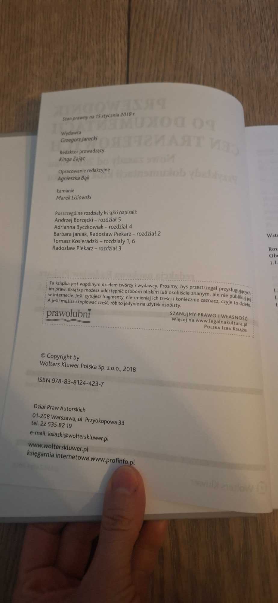Przewodnik po dokumentacji cen transferowych, Radosław Piekarz