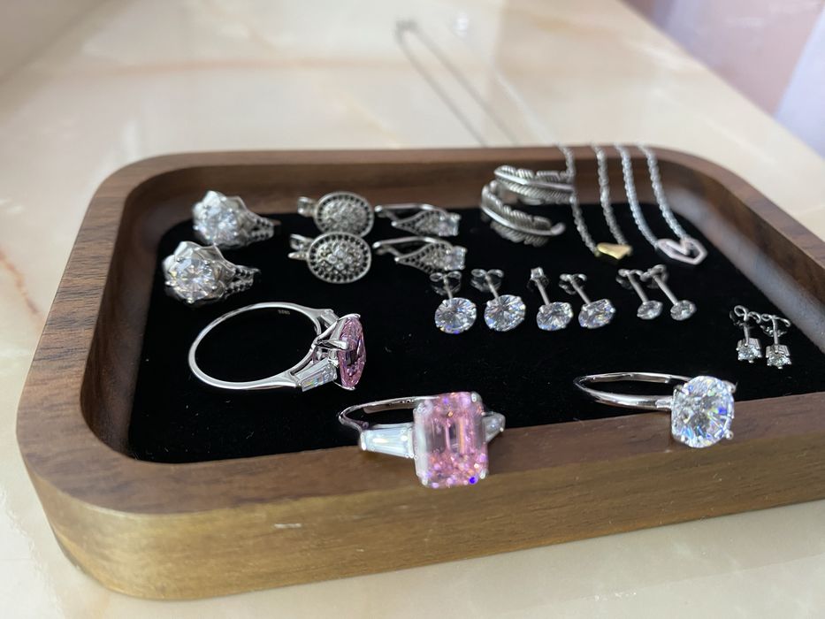 Розпродаж прикрас сережки пусети колечко