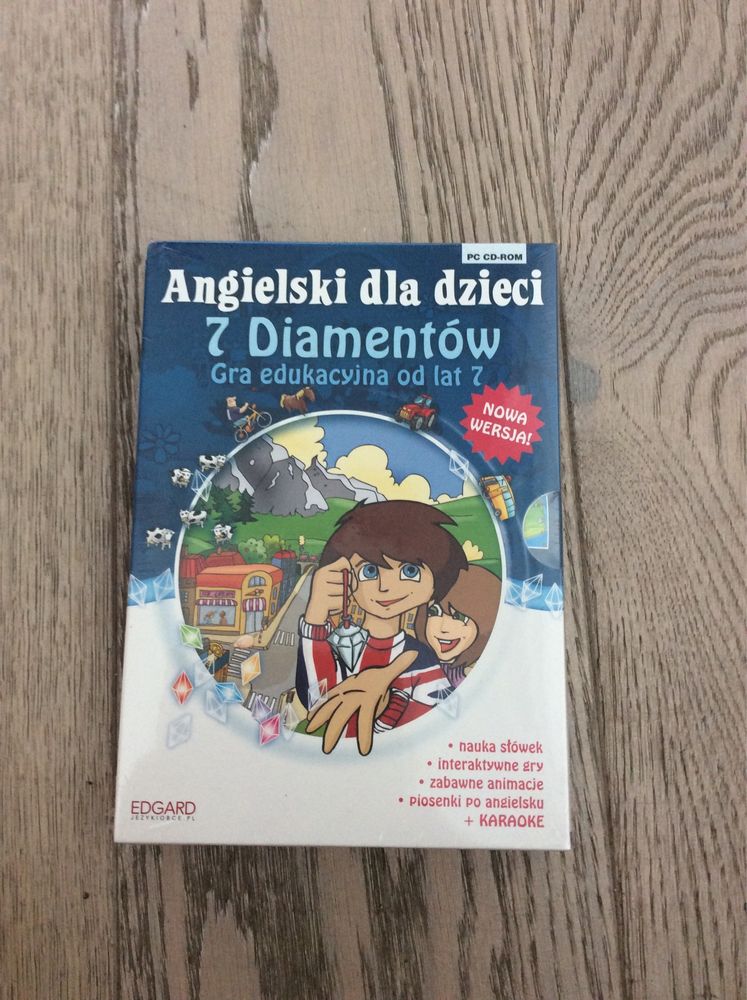 Angielski i łamigłówki PC CD ROM nowe