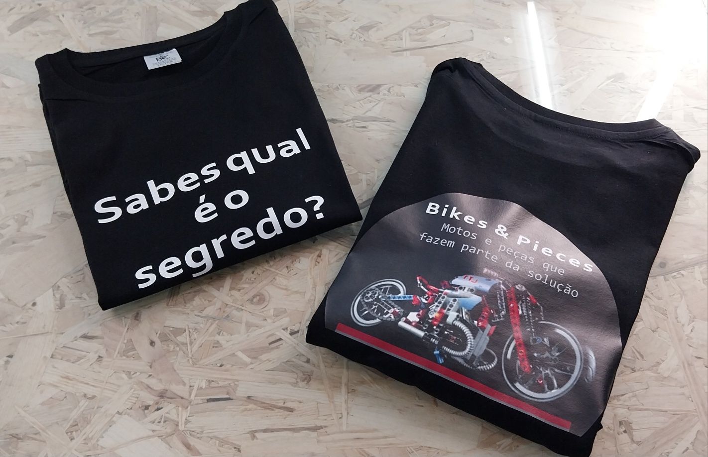 T-shirts personalizadas para empresas ou particulares