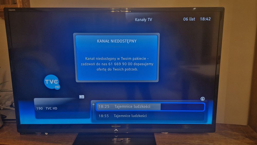 Telewizor marki Sharp