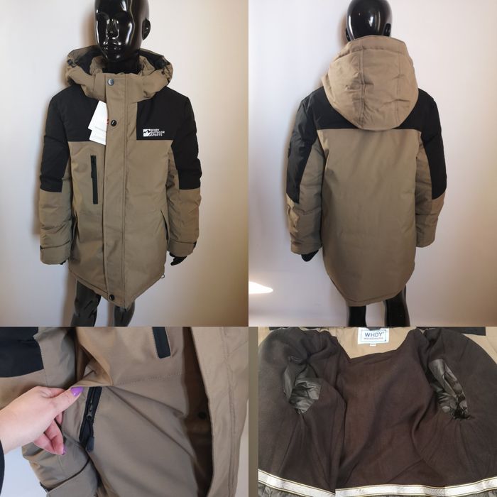 Зимова тепла підліткова куртка