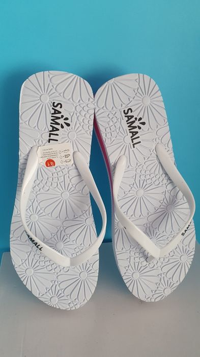 Japonkii damskie na grubej piance rozmiar 41 / długość stopy 24.5 cm