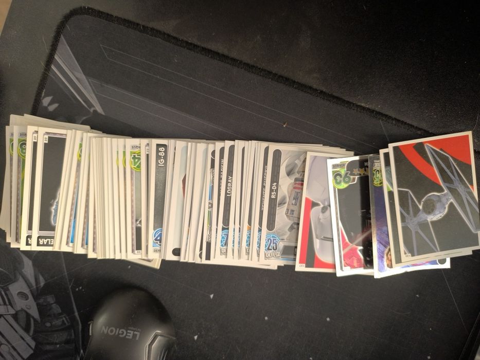 Cartas Star Wars Force Attax da Topps