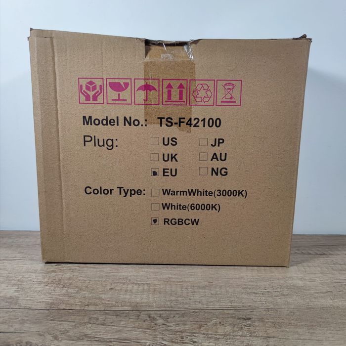 Zewnętrzny reflektor LED RGB 100 W z pilotem zdalnego sterowania