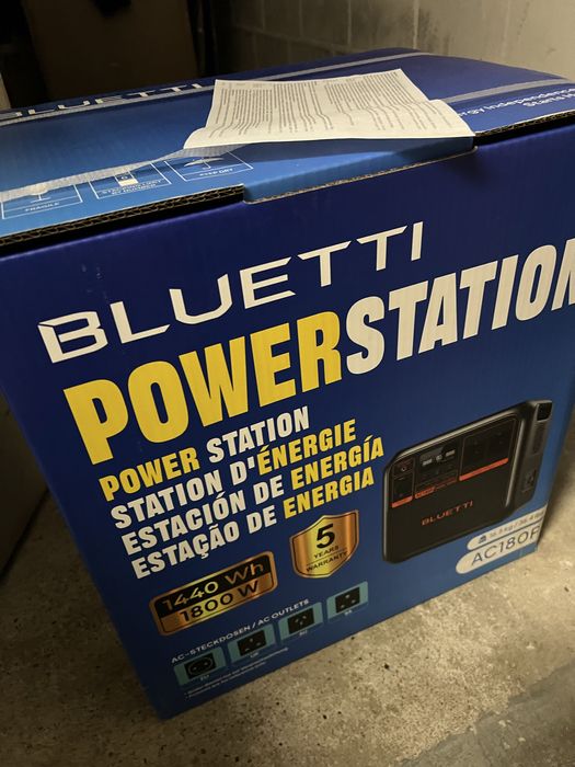 Зарядна станція BLUETTI AC180P. Portable Power Station 1800W. Germany