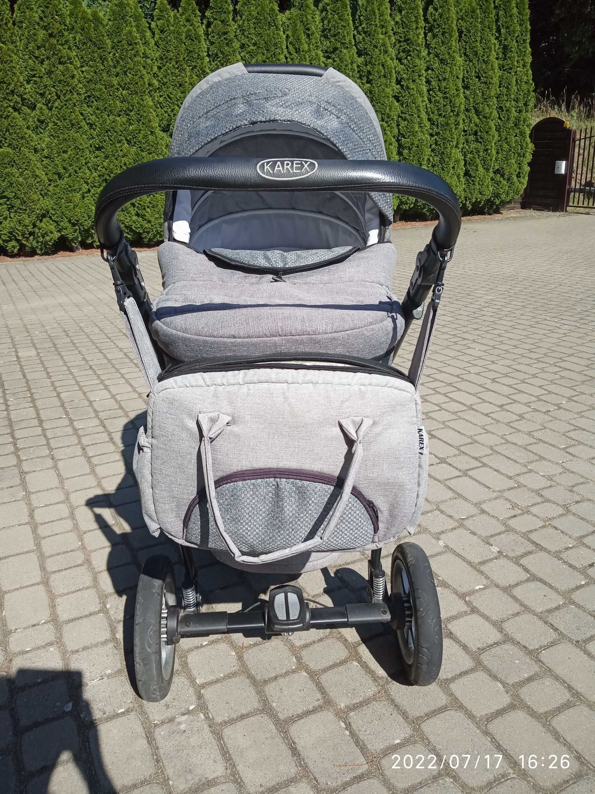 Wózek wielofunkcyjny 3w1 z bazą ISOFIX