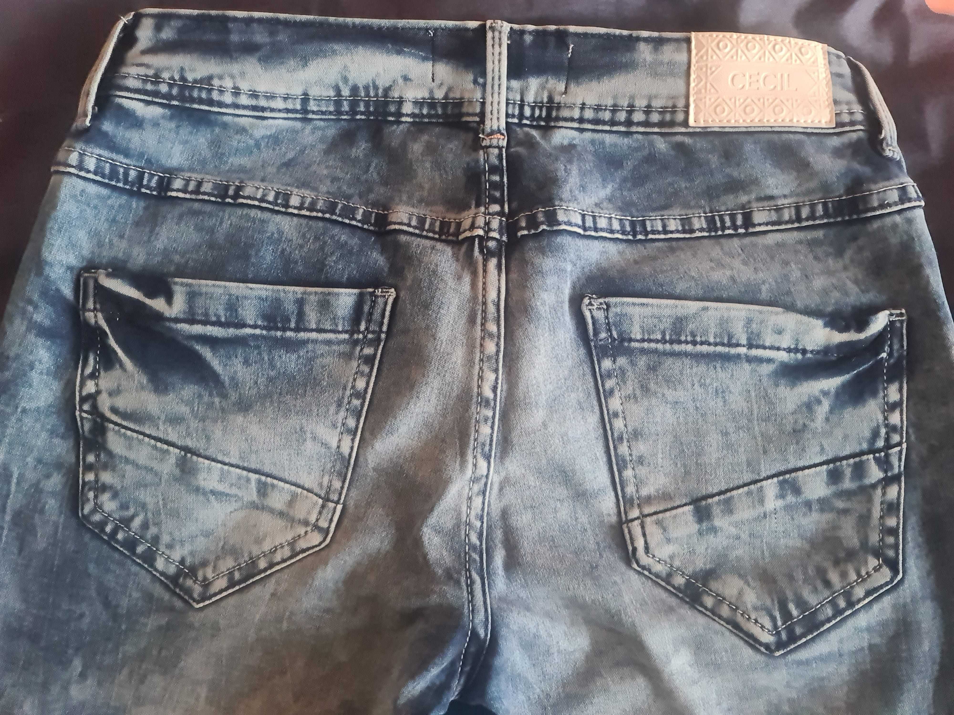 Spodenki bermudy jeans damskie