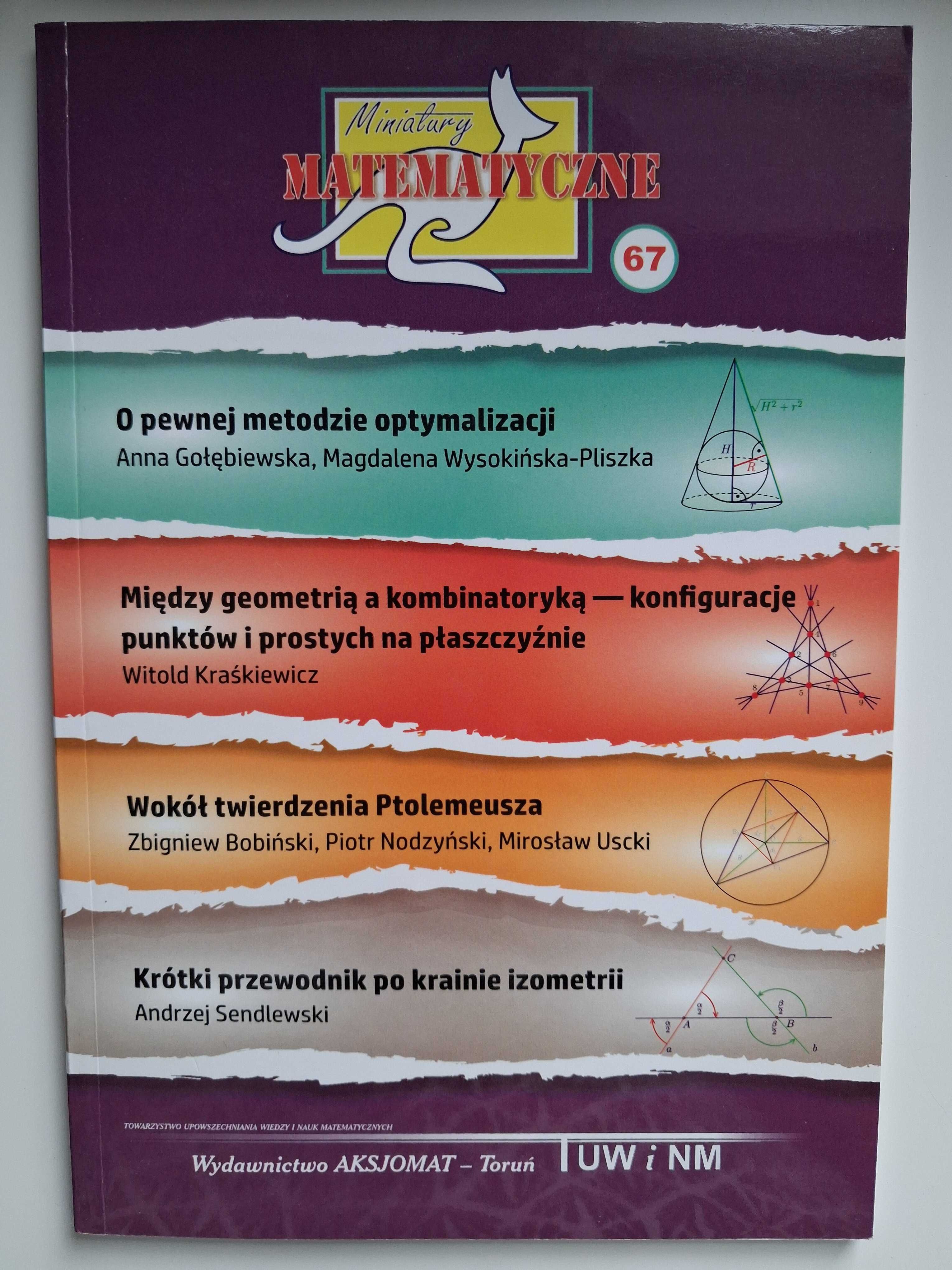 Miniatury matematyczne 3, 4, 49, 53, 67 i 70