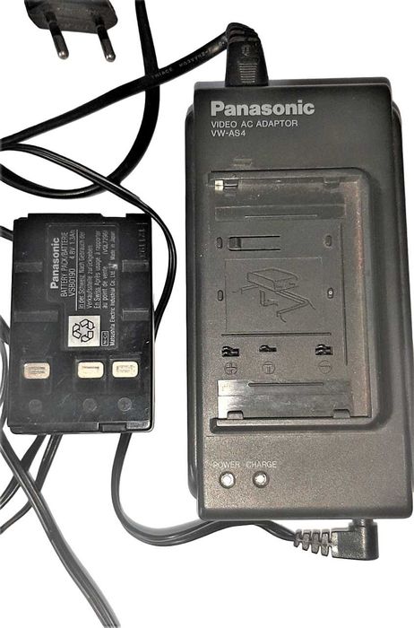 Ładowarka Panasonic VW-AS4E 4,8V/6V do kamer VHS-C + bateria