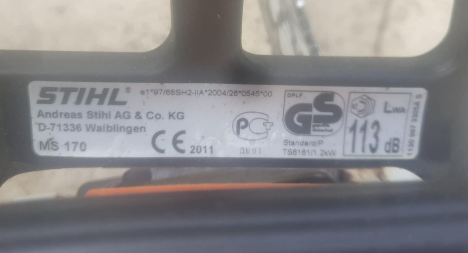piła spalinowa Stihl MS170