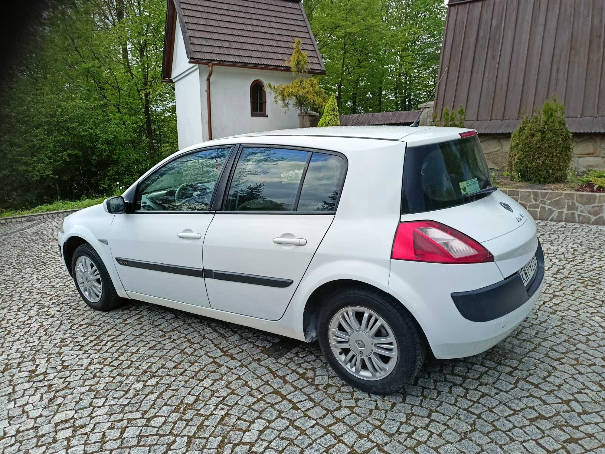 Śliczna Renault MEGANE 1,6 -GAZ-Klima -sprawna -Biel alpejska