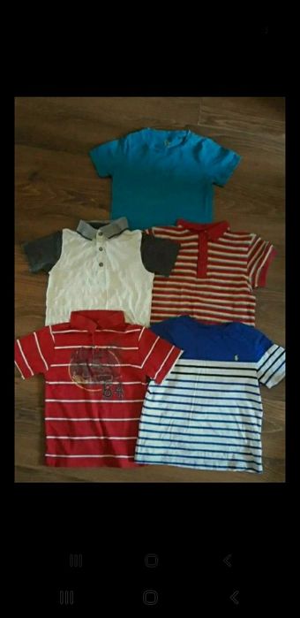 Zestaw 5 koszulek Ralph Lauren,Cool Club,rozmiar 116