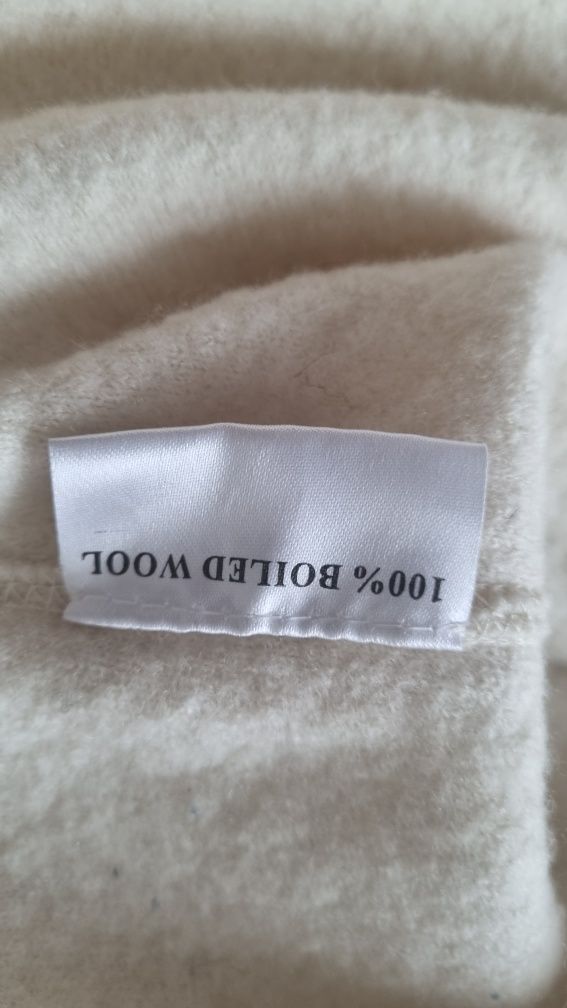 Ponczo wełna 100 pr. Parzona / oversize