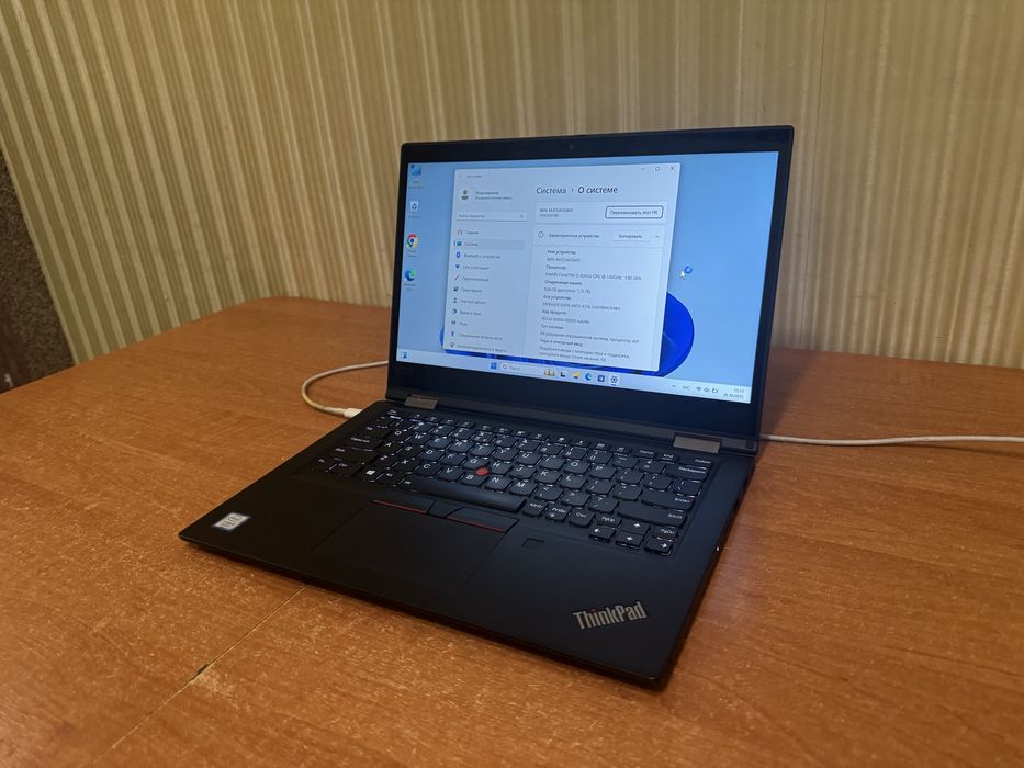 Ноутбук Lenovo X390 Yoga core i5 8gen fulhd ips сенсорний